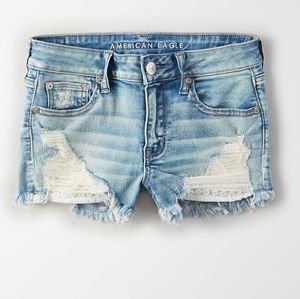 American Eagle Low-Rise Cut-Off Shorts